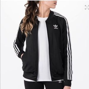 Adidas full zip track jacket